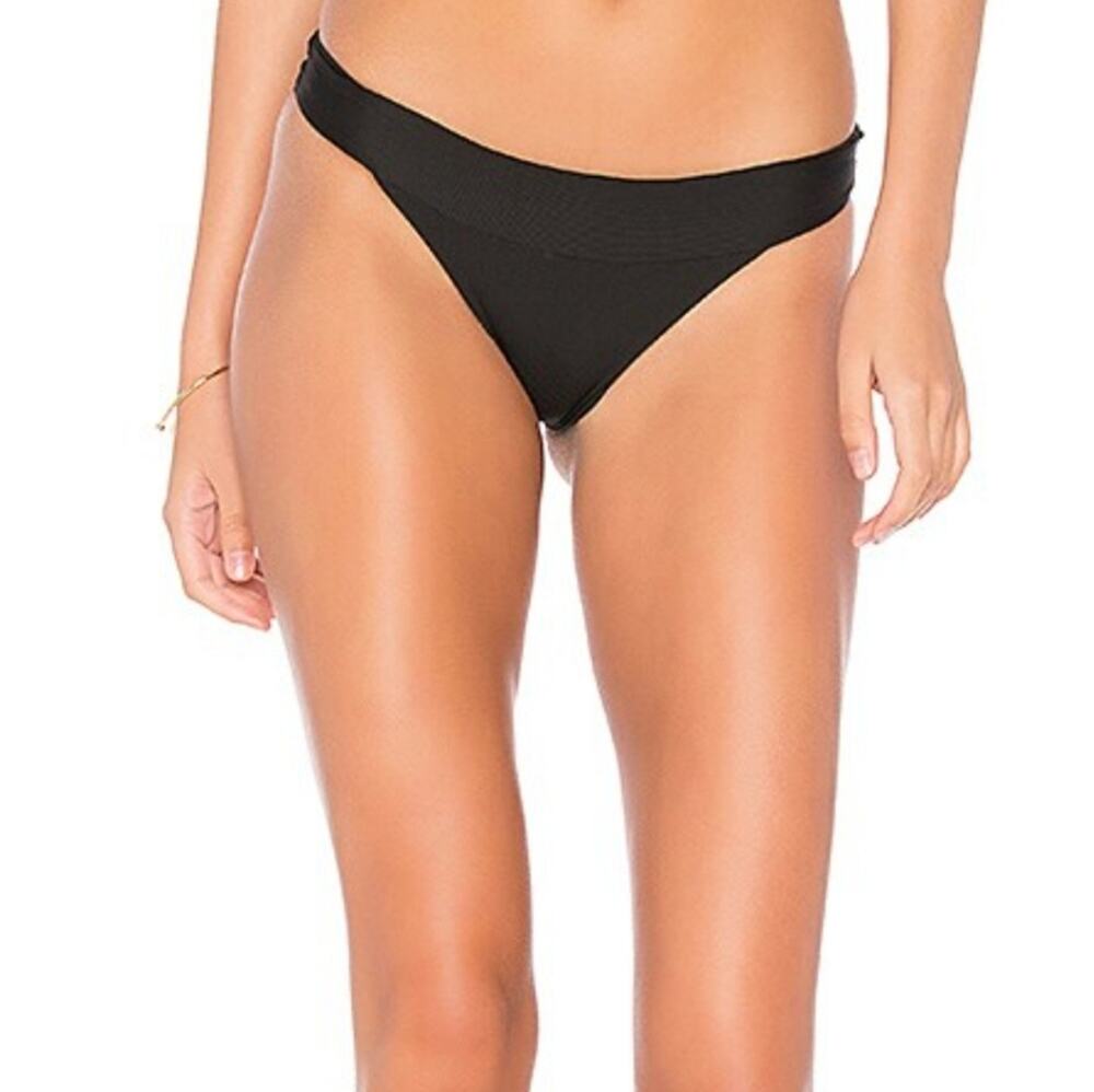 L*Space Veronica Hipster Bikini Bottom Black Size XS NWT